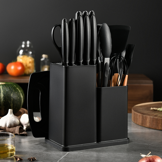 Premium Silicone Utensils & Knife Set