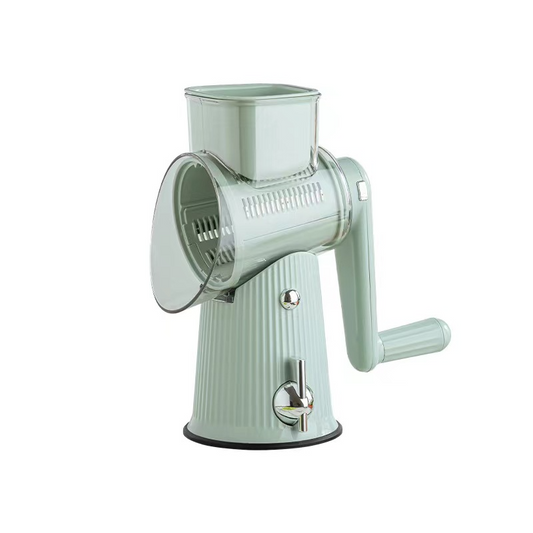 StormSlicer 5-in-1 grater with interchangeable drum blades