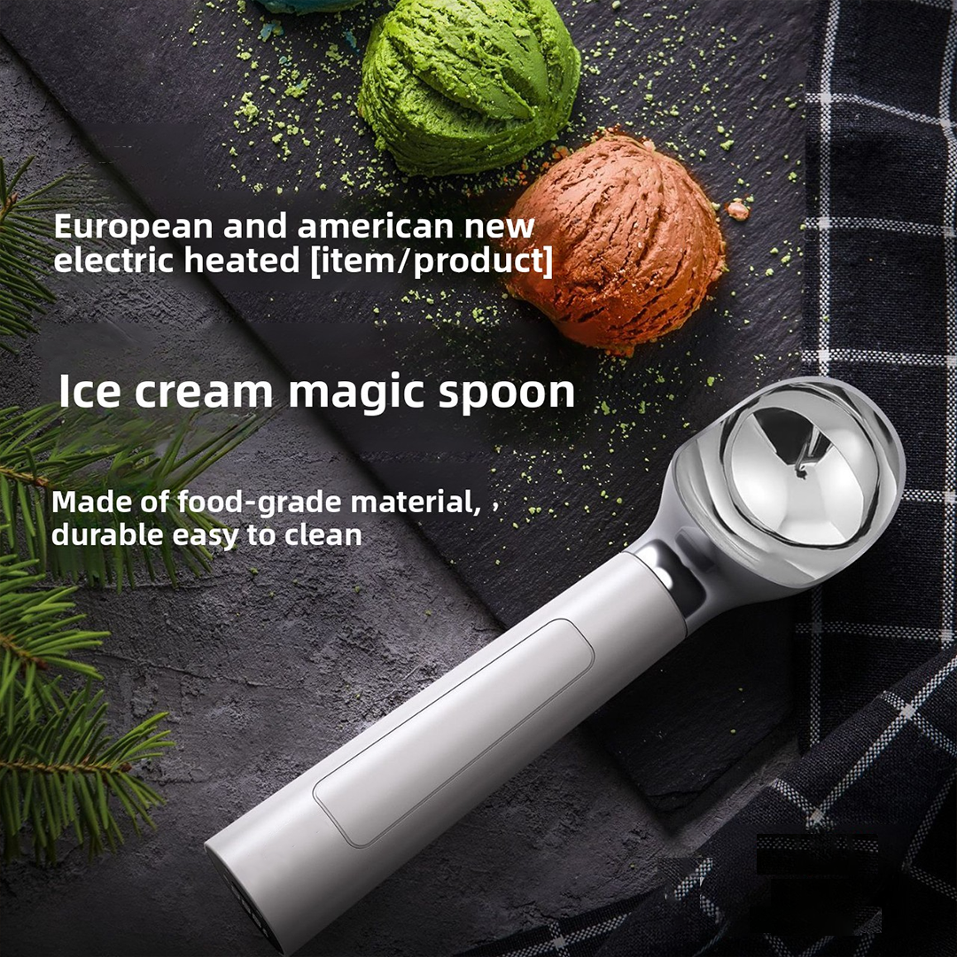 Ice Cream Magic Spoon – Premium Electric Heated Ice Cream Scoop