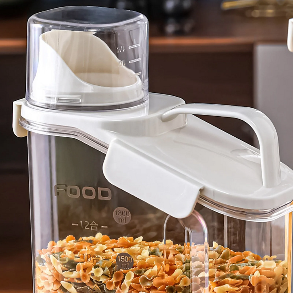 Clear Airtight Dry Food Canisters
