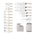 Knife Set & Silicone Utensils
