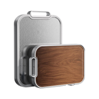 Heavy-Duty Double-Sided Anti-Slip Titanium & Wood Board