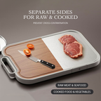 Heavy-Duty Double-Sided Anti-Slip Titanium & Wood Board