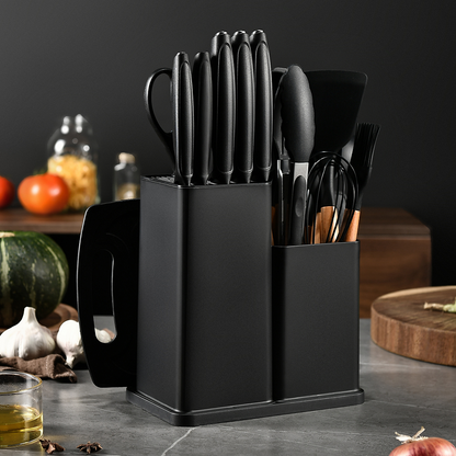 Premium Silicone Utensils & Knife Set