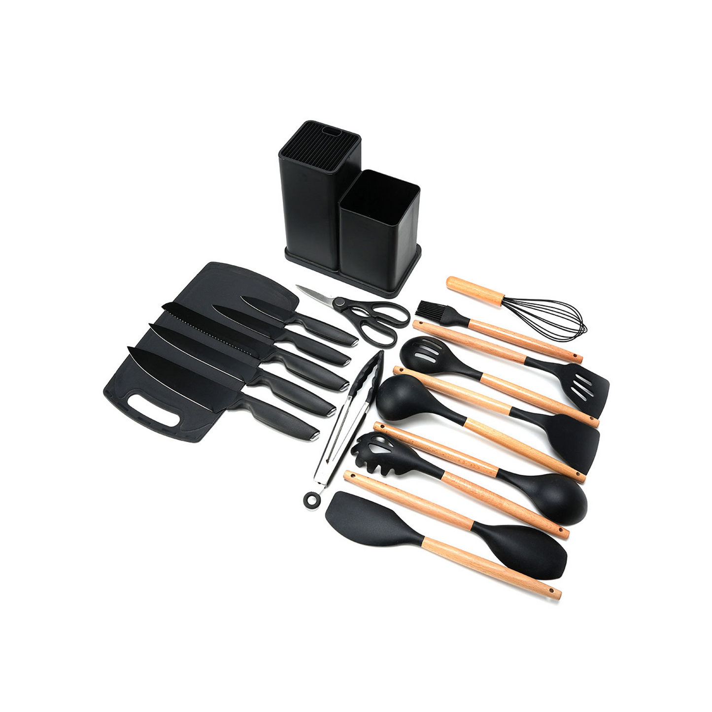 Premium Silicone Utensils & Knife Set