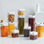 5-pieces Airtight Clear Food Storage Container Set