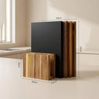 The Culinary Library" Acacia Wood Chopping Board
