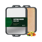 Dual-Sided Eco Wood Fiber & Pure Titanium Chopping Board