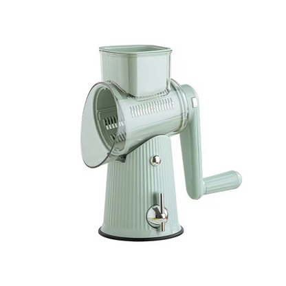 StormSlicer 5-in-1 grater with interchangeable drum blades