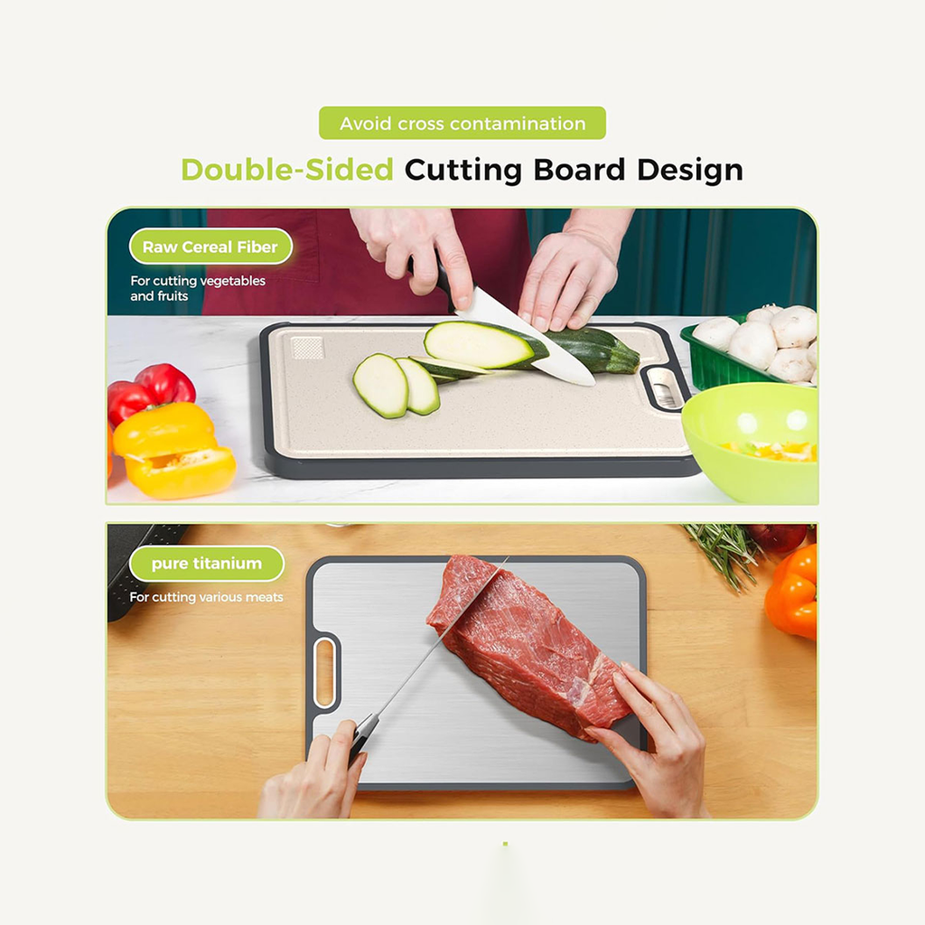 Dual-Surface Cutting Board