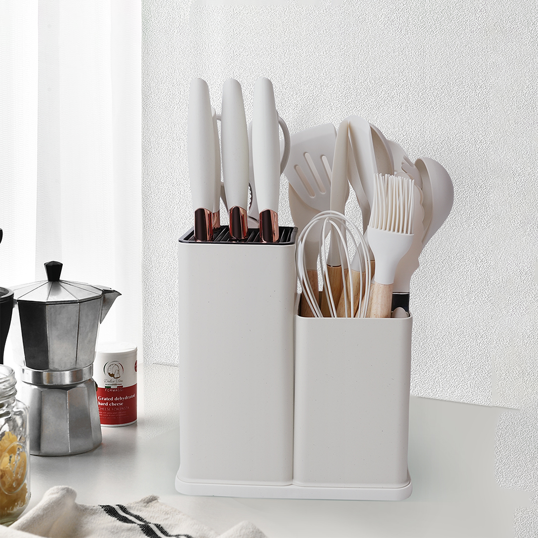 Knife Set & Silicone Utensils